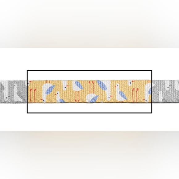 NEW Tella & Stella Soft & Strong Resistant Nylon Dog Collar, Seagull Party sz L - Picture 6 of 7